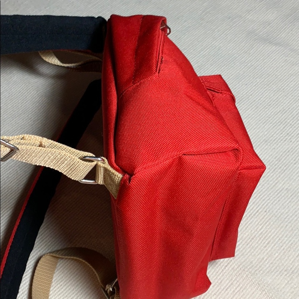 NEW Lancel Red Small Backpack - Picture 8 of 8